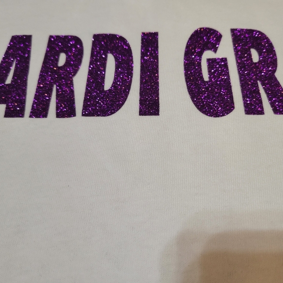Kids White Mardi Gras T-Shirt - Picture 7 of 10
